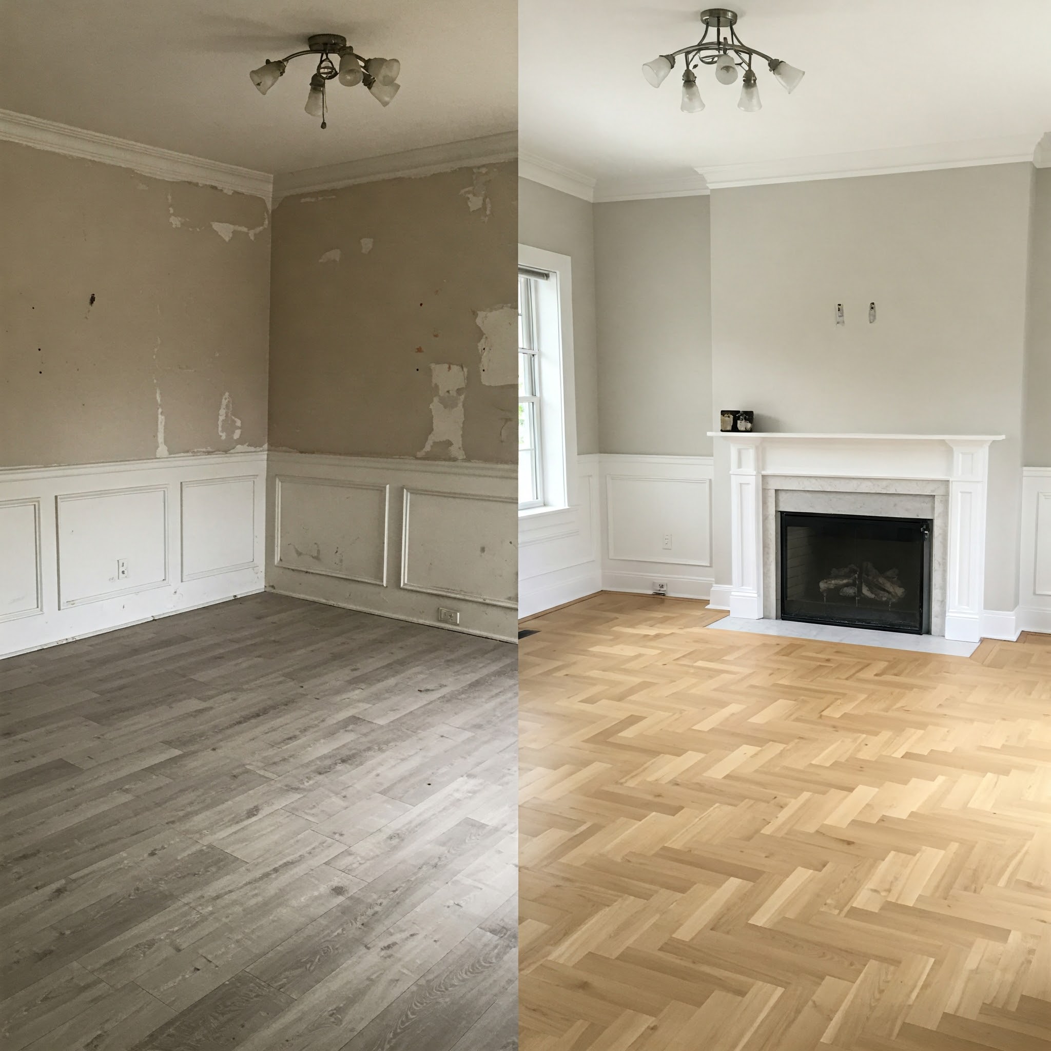 Flooring and Trim Work
